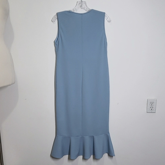 PinkBlush Fitted Maternity Midi Dress - Picture 7 of 8